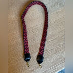 Clare V Red and Navy Strap